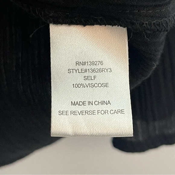 Daniel Rainn Black Boho Blouse Size Medium - Picture 9 of 12